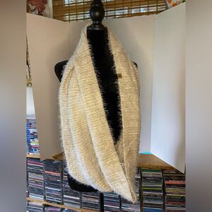 BearPaw Soft Creme Infinity Scarf